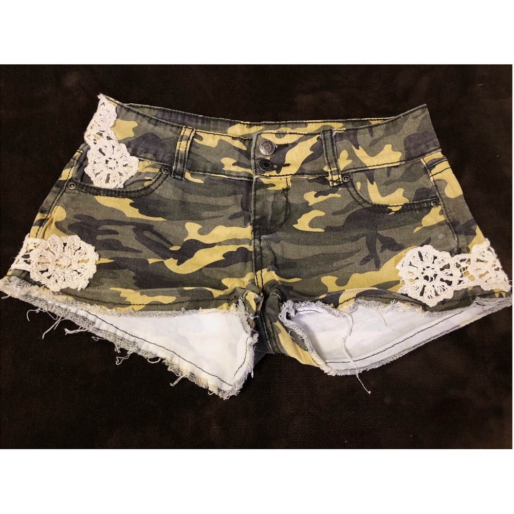 Rue21 Camo Jean Shorts